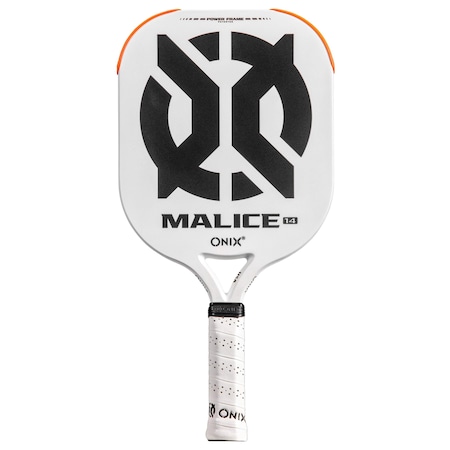 Onix Malice 14 Open Throat Composite Pickleball Paddle KZ8000-MLC14OTCMPWHT